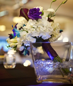 headtable bouquet vase